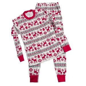 Hanna Andersson Women's Pajamas XS Extra Small Organic Cotton Christmas Reindeer